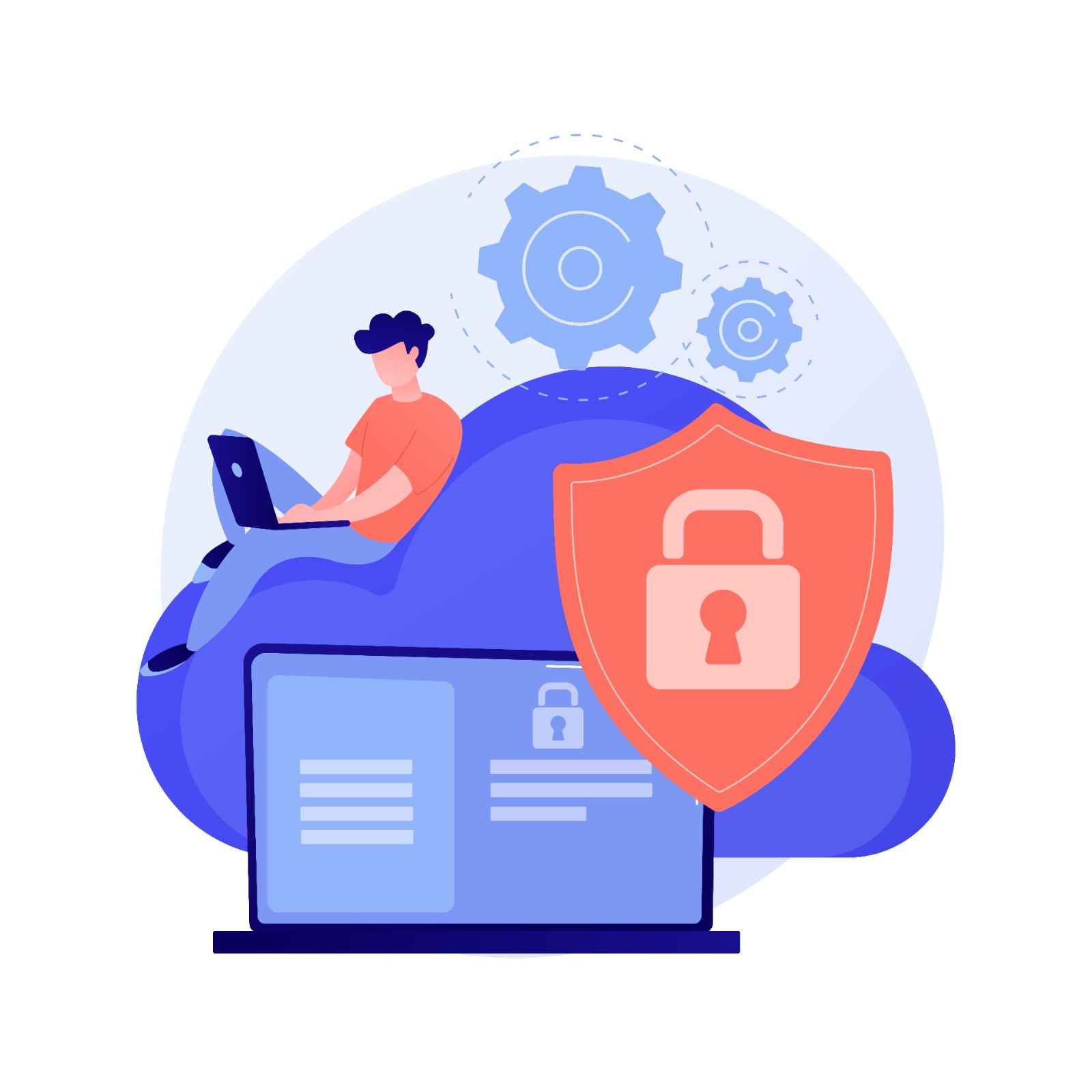 Cybersecurity FAQ Illustration